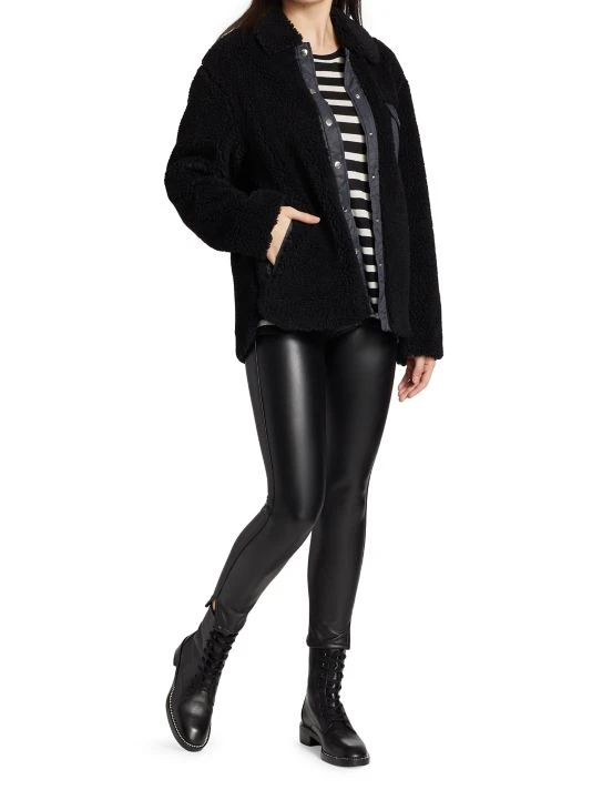 Rag & Bone Elliot Sherpa Shacket Ivory 2 Rag & Bone Elliot Sherpa Shacket Ivory - Image 2