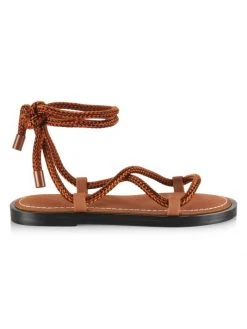 Rag & Bone Infinity Wrap Sandals Brown