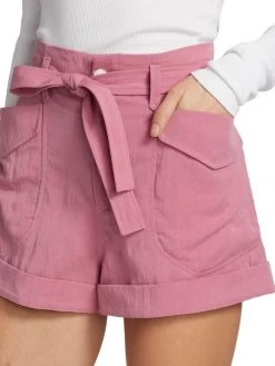 Rag & Bone Trail Belted High-Waist Shorts -rag & bone Sales Store unnamed file 2121