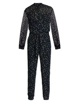 Rag & Bone Ina Belted Floral Jumpsuit