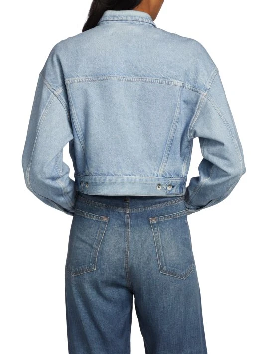 Rag & Bone Miramar Cropped Trucker Denim Jacket 5 Rag & Bone Miramar Cropped Trucker Denim Jacket - Image 5