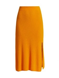 Rag & Bone Soleil Ribbed Midi-Skirt