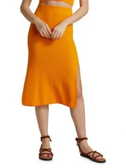 Rag & Bone Soleil Ribbed Midi-Skirt -rag & bone Sales Store unnamed file 2160