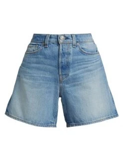 Rag & Bone Maya High-Rise 6-Inch A-Line Denim Shorts