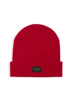 Rag & Bone Addison Wool Beanie Red -rag & bone Sales Store unnamed file 218