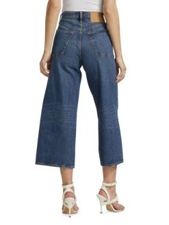 Rag & Bone Maya High-Rise Shorty Wide-Leg Jeans -rag & bone Sales Store unnamed file 2225