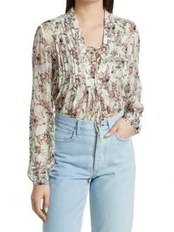 Rag & Bone Sachi Floral Lattice Top -rag & bone Sales Store unnamed file 2241