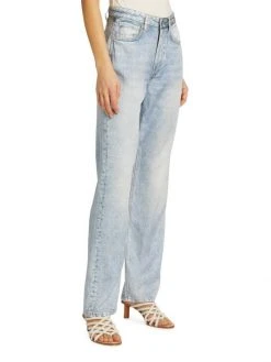 Rag & Bone Alex Liquid High-Rise Straight-Leg Printed Jeans -rag & bone Sales Store unnamed file 2263