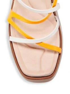 Rag & Bone Logan Strappy Leather Flatform Sandals Saffron -rag & bone Sales Store unnamed file 2284