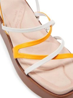 Rag & Bone Logan Strappy Leather Flatform Sandals Saffron -rag & bone Sales Store unnamed file 2286
