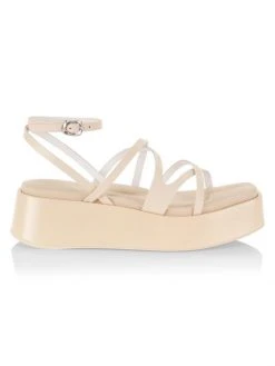 Rag & Bone Logan Strappy Leather Flatform Sandals Saffron -rag & bone Sales Store unnamed file 2287