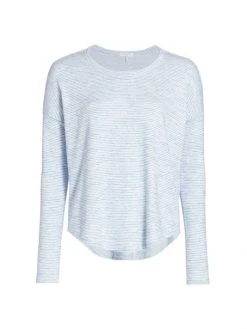 Rag & Bone Striped Long Sleeve Top Navy White -rag & bone Sales Store unnamed file 2299