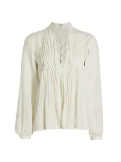 Rag & Bone Sachi Lace-Up Top