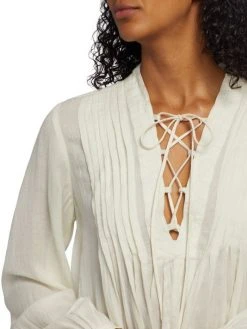 Rag & Bone Sachi Lace-Up Top -rag & bone Sales Store unnamed file 2345