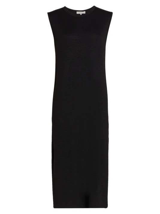 Rag & Bone The Knit Muscle Midi-Dress Black 3 Rag & Bone The Knit Muscle Midi-Dress Black - Image 3