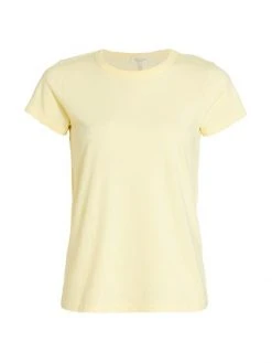 Rag & Bone Organic Pima Cotton Tee Deep Pink