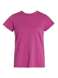 Rag & Bone Organic Pima Cotton Tee Deep Pink -rag & bone Sales Store unnamed file 2390