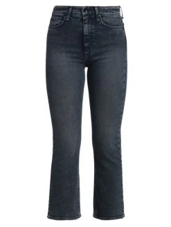 Rag & Bone Nina High-Rise Ankle Flare Jeans