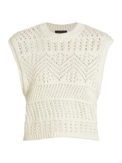 Rag & Bone Renee Crocheted Cap-Sleeve Top