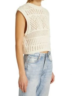 Rag & Bone Renee Crocheted Cap-Sleeve Top -rag & bone Sales Store unnamed file 2411