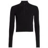 Rag & Bone Esme Ribbed Snap Pullover Black