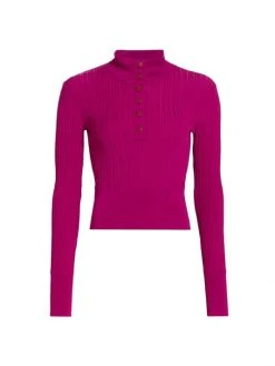 Rag & Bone Esme Ribbed Snap Pullover Black -rag & bone Sales Store unnamed file 2432