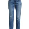 Rag & Bone Dre Low-Rise Stretch Slim Crop Boyfriend Jeans