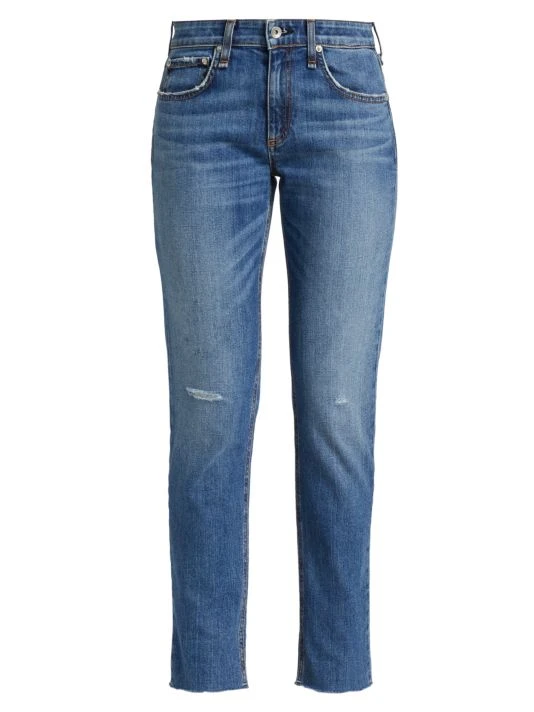 Rag & Bone Dre Low-Rise Stretch Slim Crop Boyfriend Jeans 1 Rag & Bone Dre Low-Rise Stretch Slim Crop Boyfriend Jeans