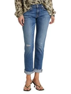 Rag & Bone Dre Low-Rise Stretch Slim Crop Boyfriend Jeans 9 Rag & Bone Dre Low-Rise Stretch Slim Crop Boyfriend Jeans -rag & bone Sales Store unnamed file 2435