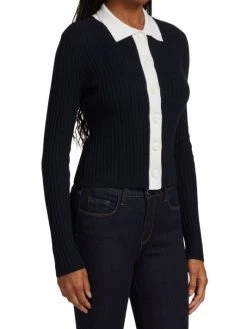 Rag & Bone Navaya Ribbed Polo Cardigan -rag & bone Sales Store unnamed file 2449