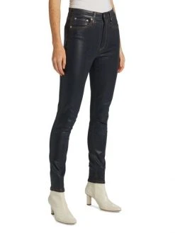 Rag & Bone Nina High-Rise Coated Stretch Skinny Jeans -rag & bone Sales Store unnamed file 2494