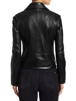 Rag & Bone Mack Leather Moto Jacket Black -rag & bone Sales Store unnamed file 25