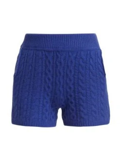 Rag & Bone Pierce Cashmere Cable-Knit Shorts