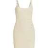 Rag & Bone Lena Organic Cotton Mini Dress Light Dove