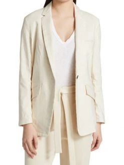 Rag & Bone Margot Linen-Blend Blazer -rag & bone Sales Store unnamed file 2523