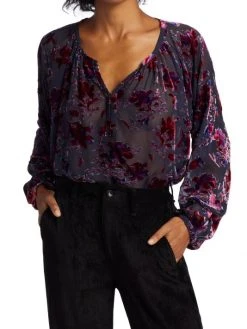 Rag & Bone Yuni Burnout Blouse -rag & bone Sales Store unnamed file 2569