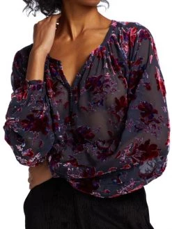 Rag & Bone Yuni Burnout Blouse -rag & bone Sales Store unnamed file 2572