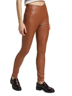 Rag & Bone Nina Faux Leather Pull-On Skinny Pants -rag & bone Sales Store unnamed file 2596