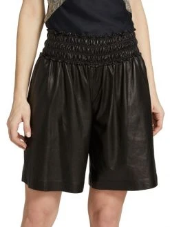 Rag & Bone Callie Leather Shorts -rag & bone Sales Store unnamed file 260