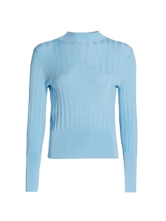 Rag & Bone Dawson Mock Turtleneck Sweater Rust 1 Rag & Bone Dawson Mock Turtleneck Sweater Rust