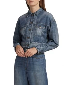 Rag & Bone Miramar Cropped Denim Jacket -rag & bone Sales Store unnamed file 2641