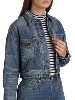 Rag & Bone Miramar Cropped Denim Jacket -rag & bone Sales Store unnamed file 2643