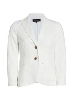 Rag & Bone Nancy Fitted Cotton-Blend Blazer