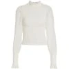 Rag & Bone Kayden Sheer Smocked Blouse