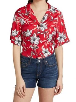 Rag & Bone Mare Floral Shirt -rag & bone Sales Store unnamed file 2661