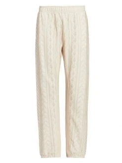 Rag & Bone Miramar Cable-Knit Jogger Pants
