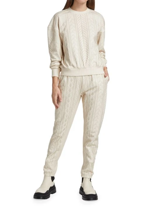 Rag & Bone Miramar Cable-Knit Jogger Pants 2 Rag & Bone Miramar Cable-Knit Jogger Pants - Image 2