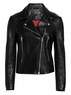 Rag & Bone Mack Leather Moto Jacket Black -rag & bone Sales Store unnamed file 27