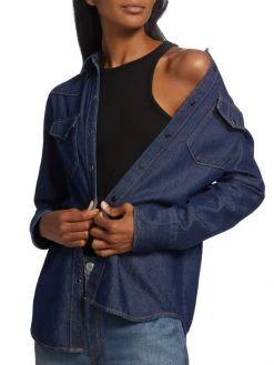 Rag & Bone Icons Wyatt Denim Shirt -rag & bone Sales Store unnamed file 296