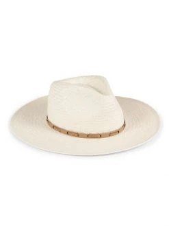 Rag & Bone Lexie Packable Wide-Brim Fedora Ivory